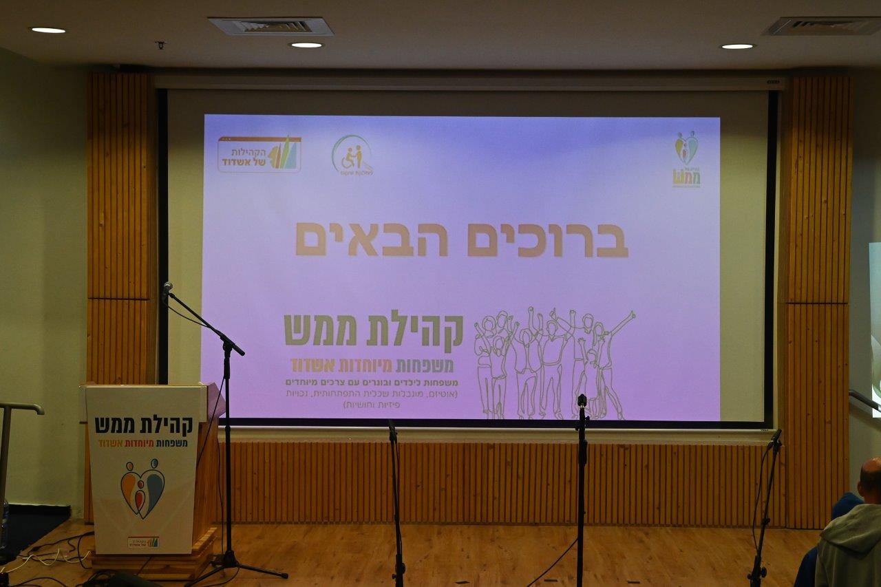 הקרנה על מסך - ברוכים הבאים קהילת ממש