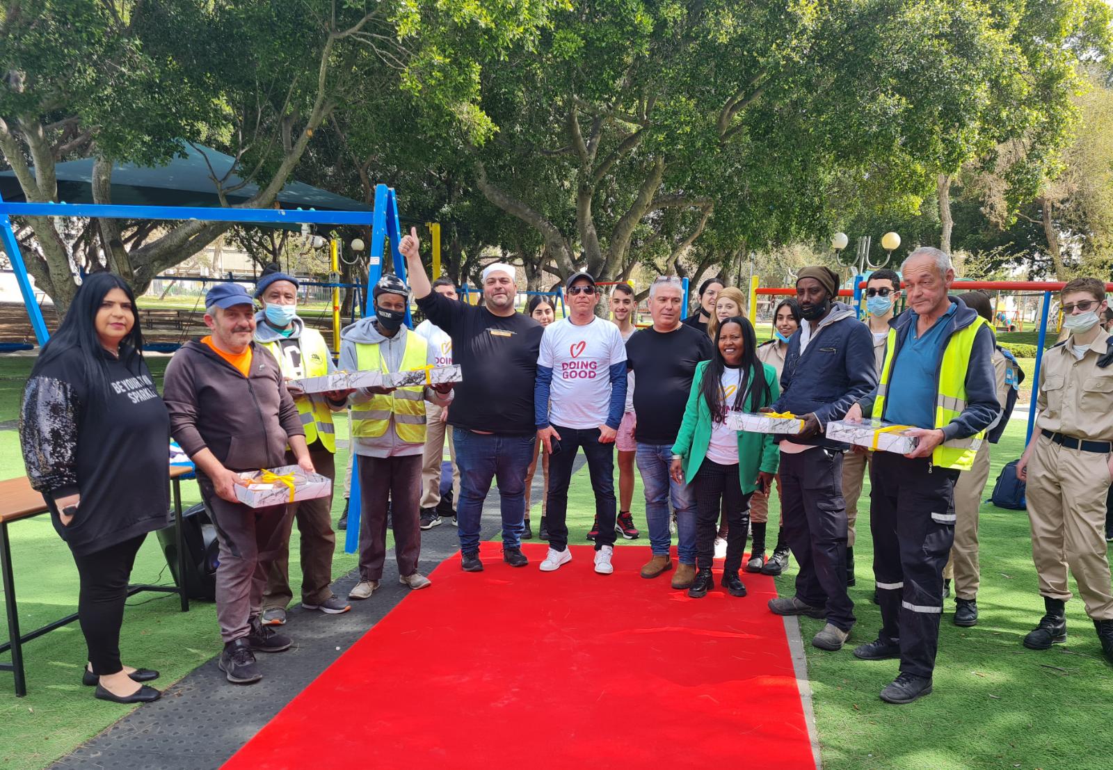 שי לעובדים מטעם המינהלת