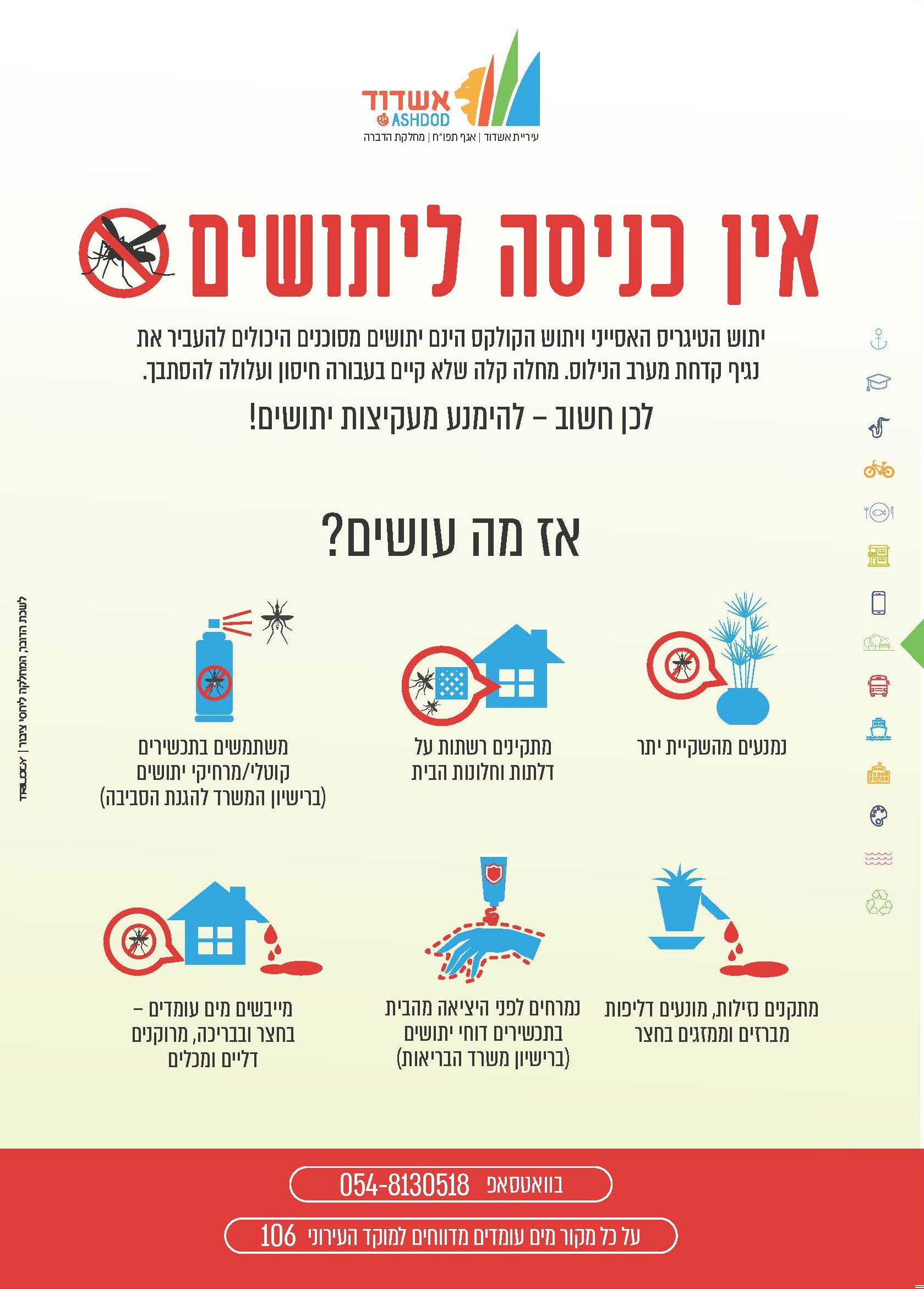 אין כניסה ליתושים