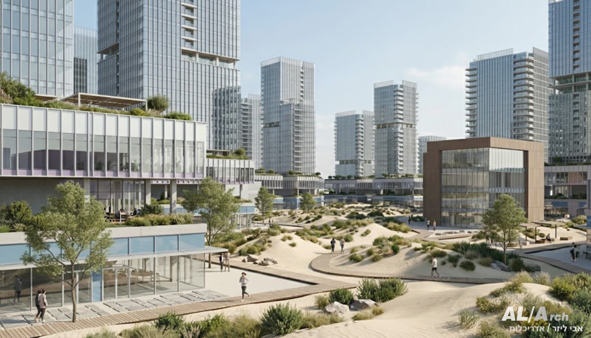 הדמיה למטרופול רובע החדשנות של אשדוד